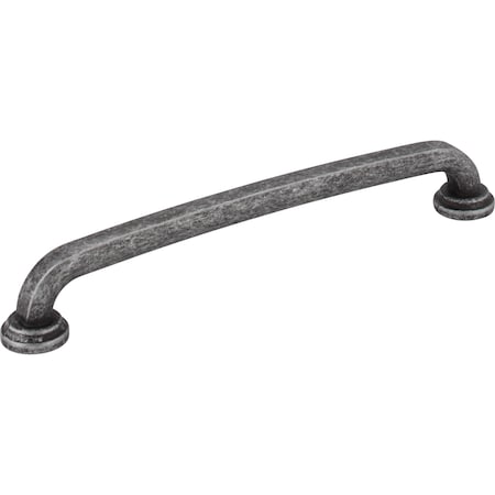 Jeffrey Alexander 160 mm Center-to-Center Distressed Antique Silver Bremen 1 Cabinet Pull 527-160SIM